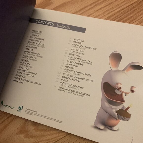 UBISOFT - Rabbids Cocktail & Cookbook Recipies book - French & English - Picture 5 of 8
